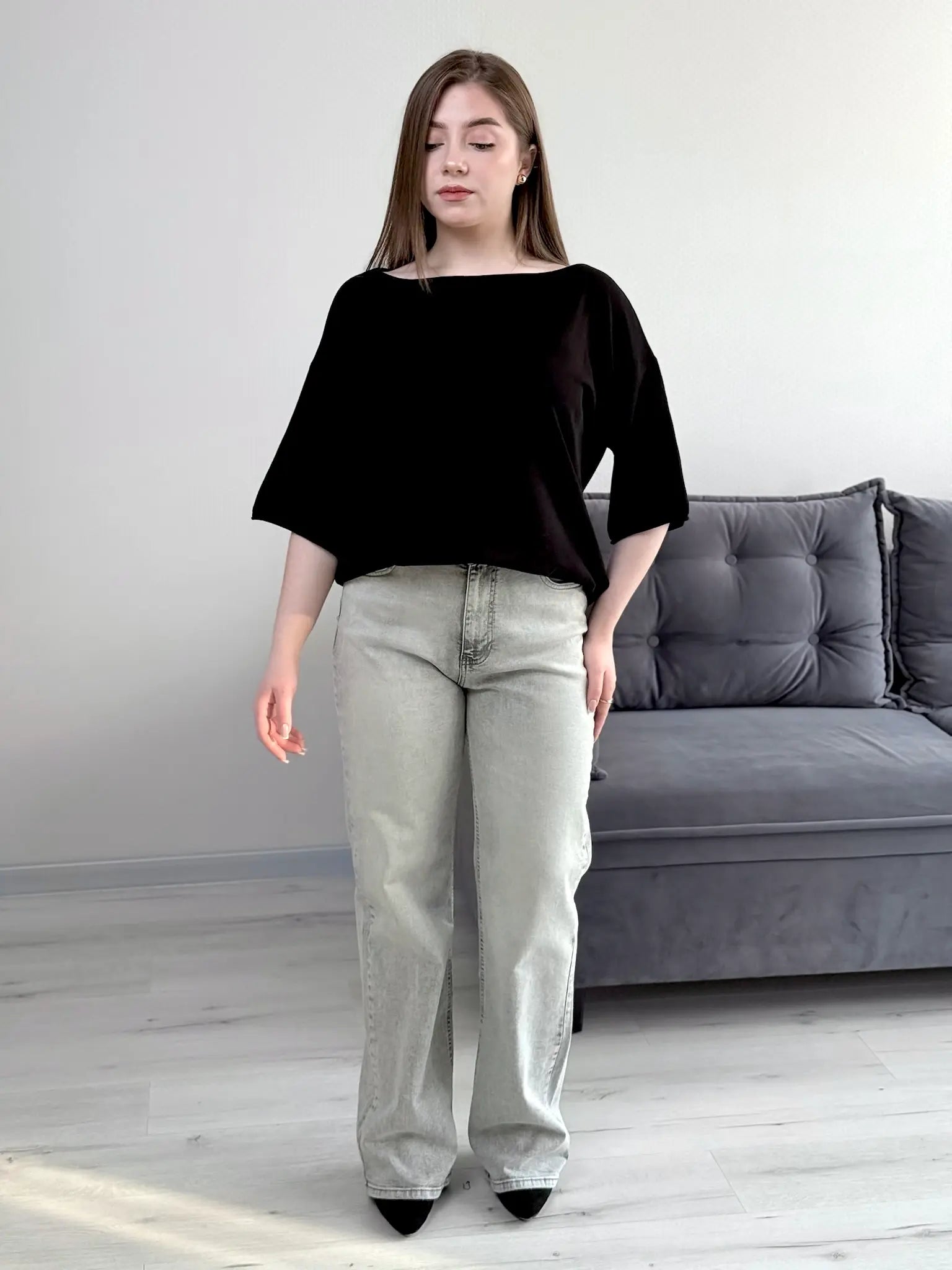 Oversize футболка з віскози