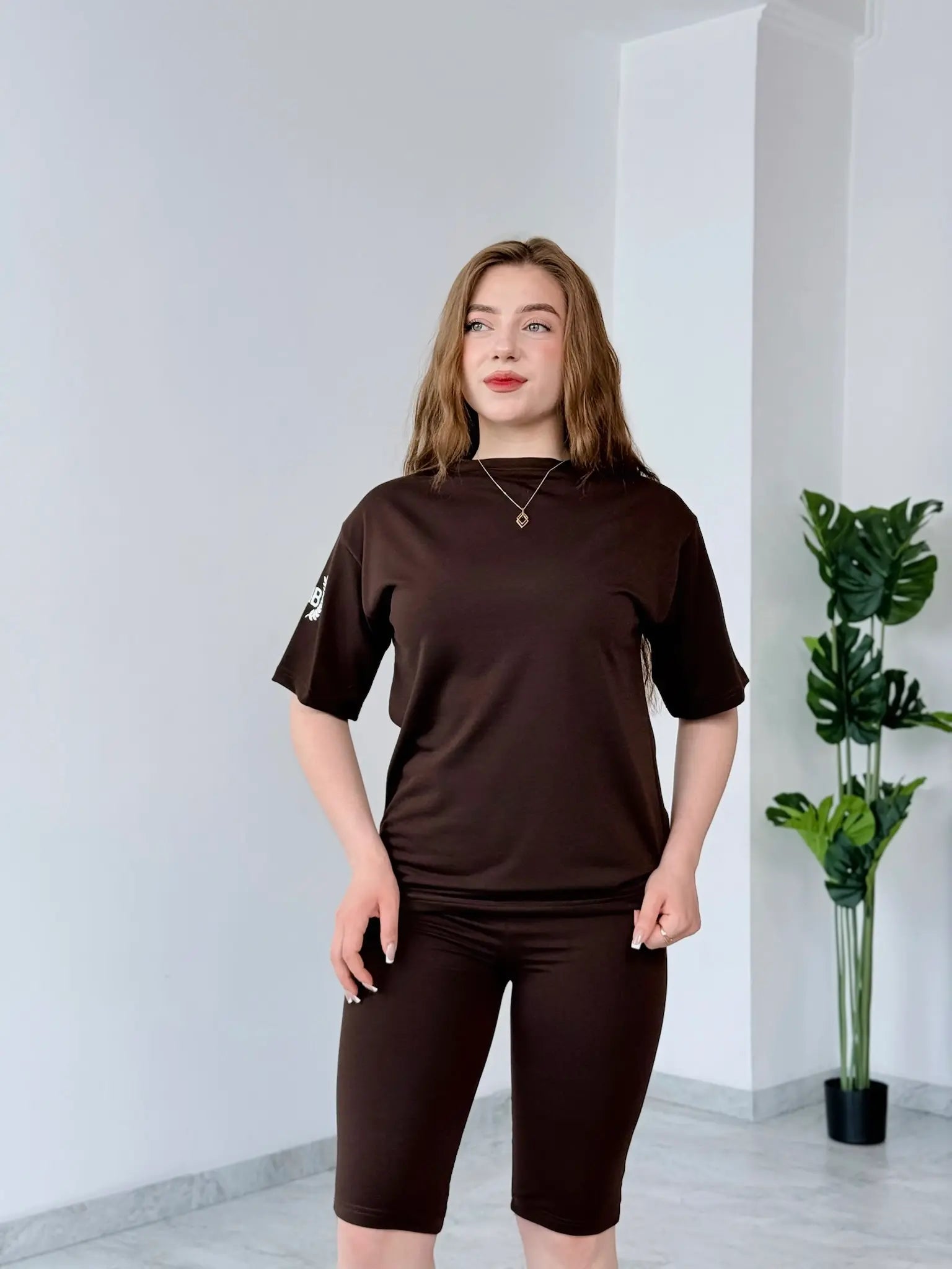 Костюм футболка+велосипедки