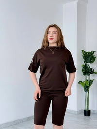 Костюм футболка+велосипедки