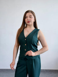 Костюм жилетка+палаццо