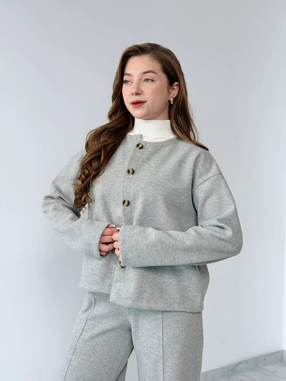 Костюм ангора з кардиганом