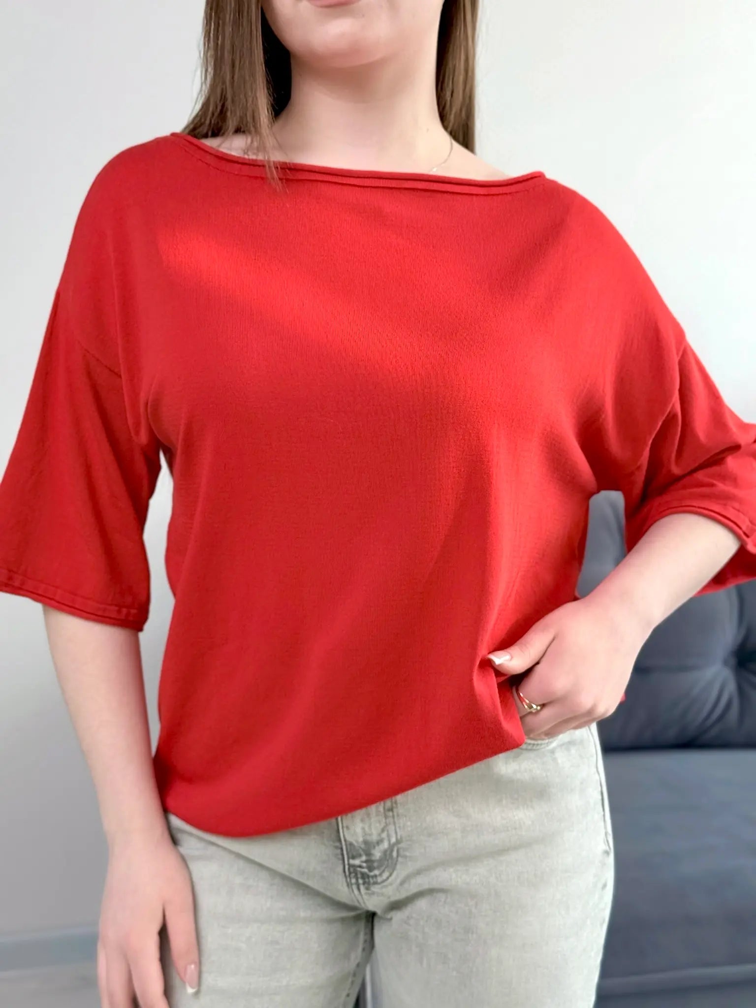 Oversize футболка з віскози