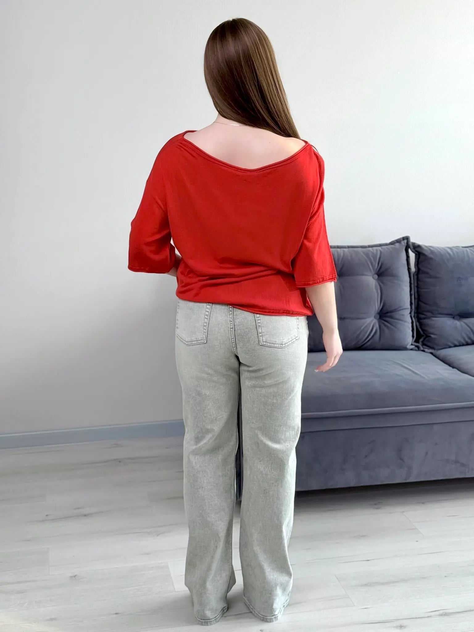 Oversize футболка з віскози