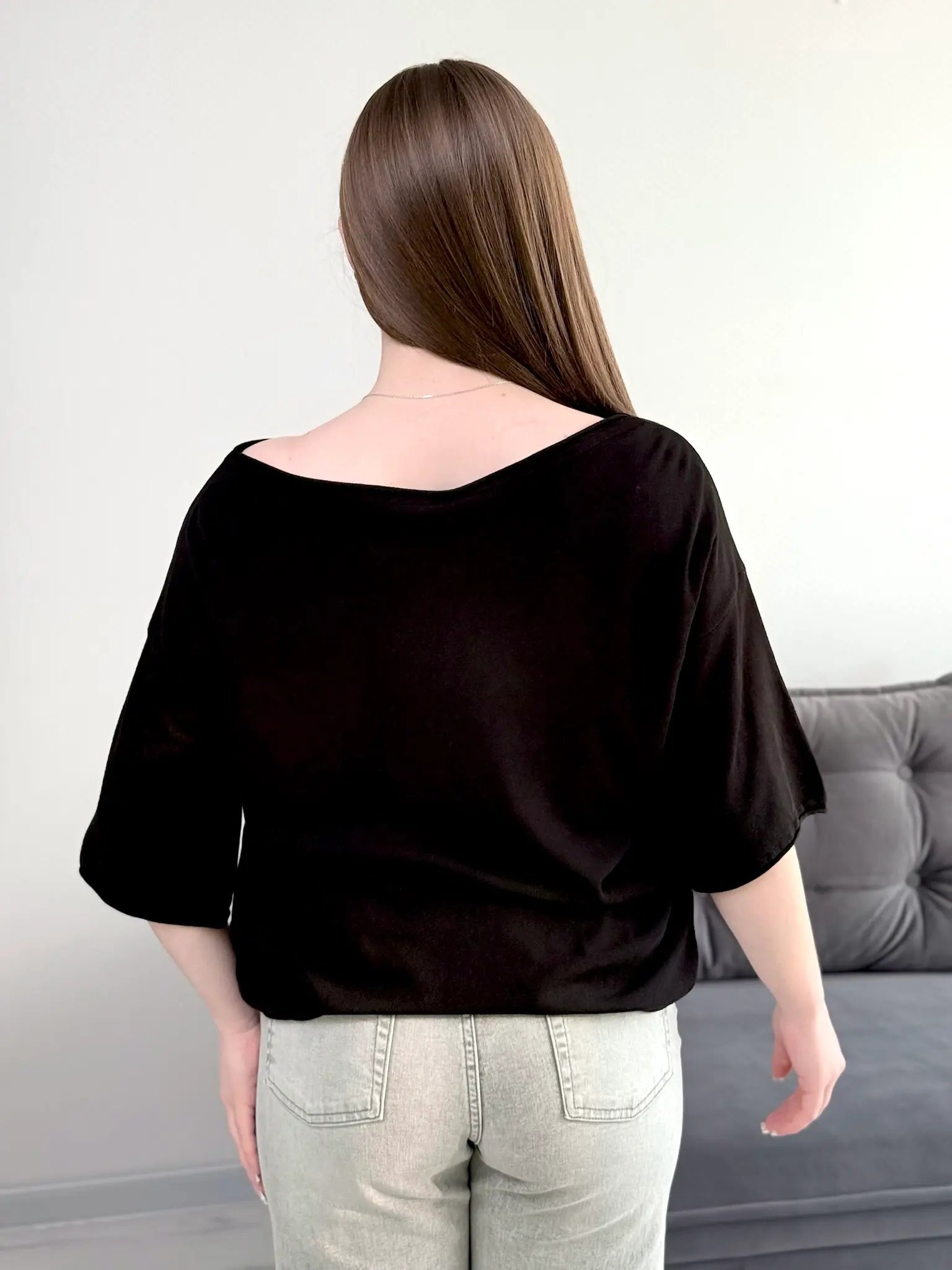 Oversize футболка з віскози