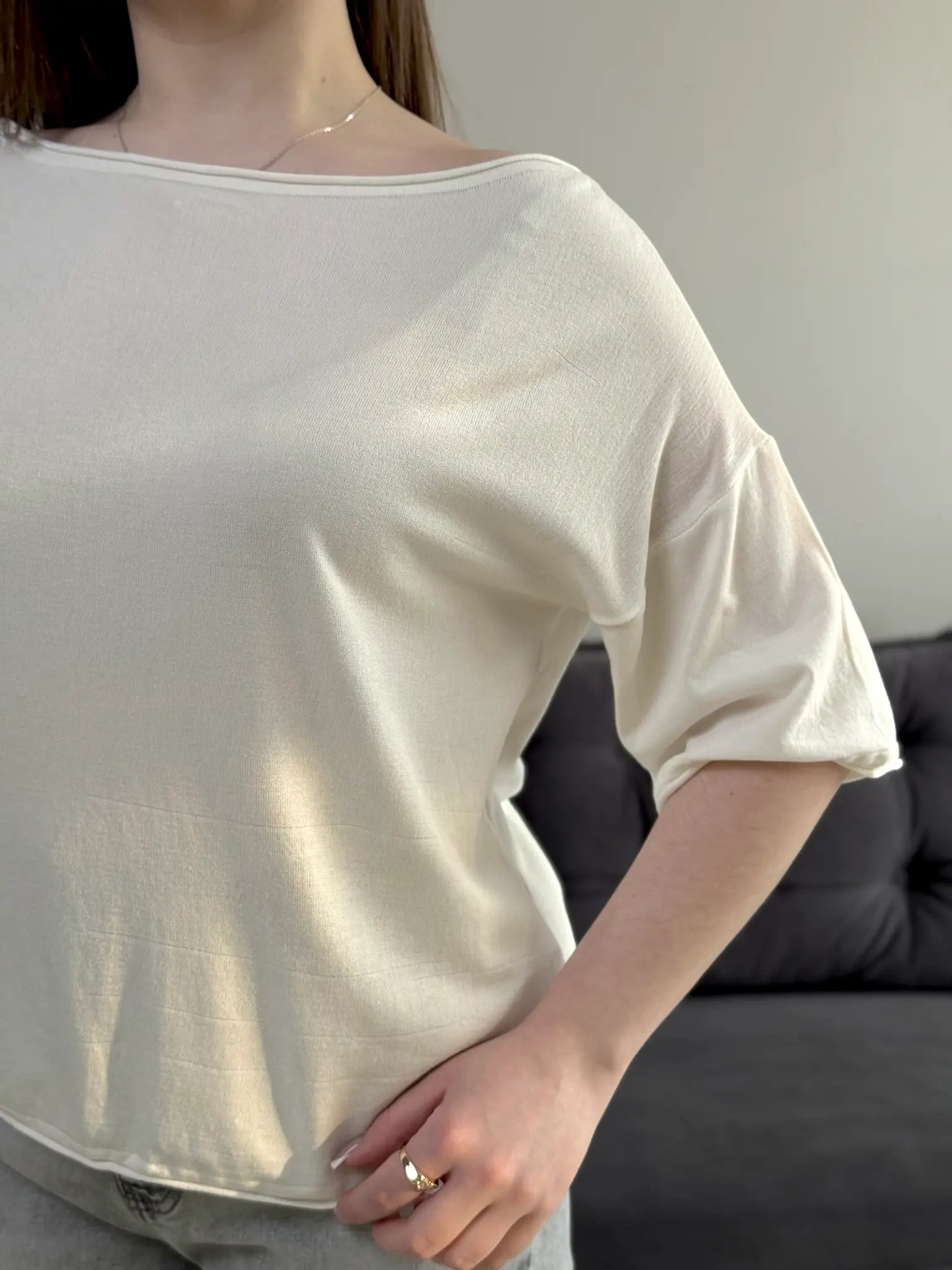 Oversize футболка з віскози