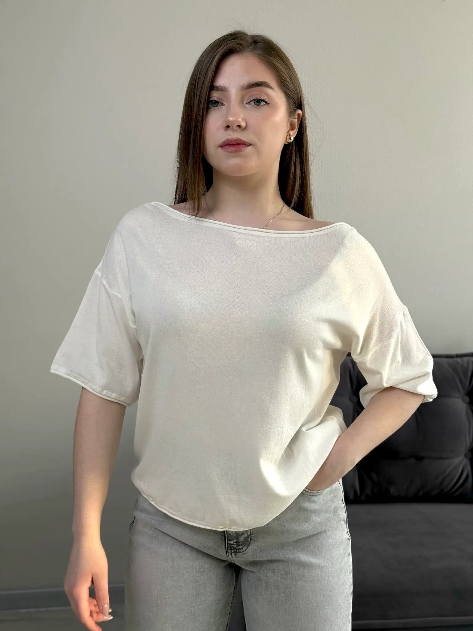 Oversize футболка з віскози