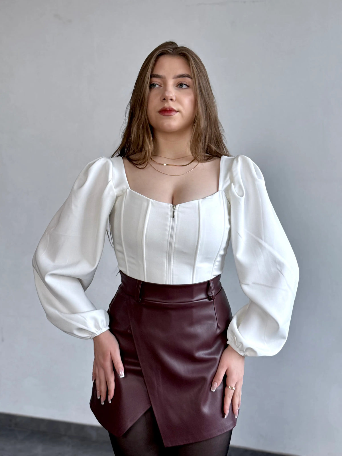 Блуза-корсет