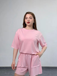 Костюм футболка+шорти з двонитки