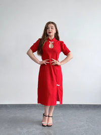 Лляна сукня