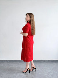 Лляна сукня