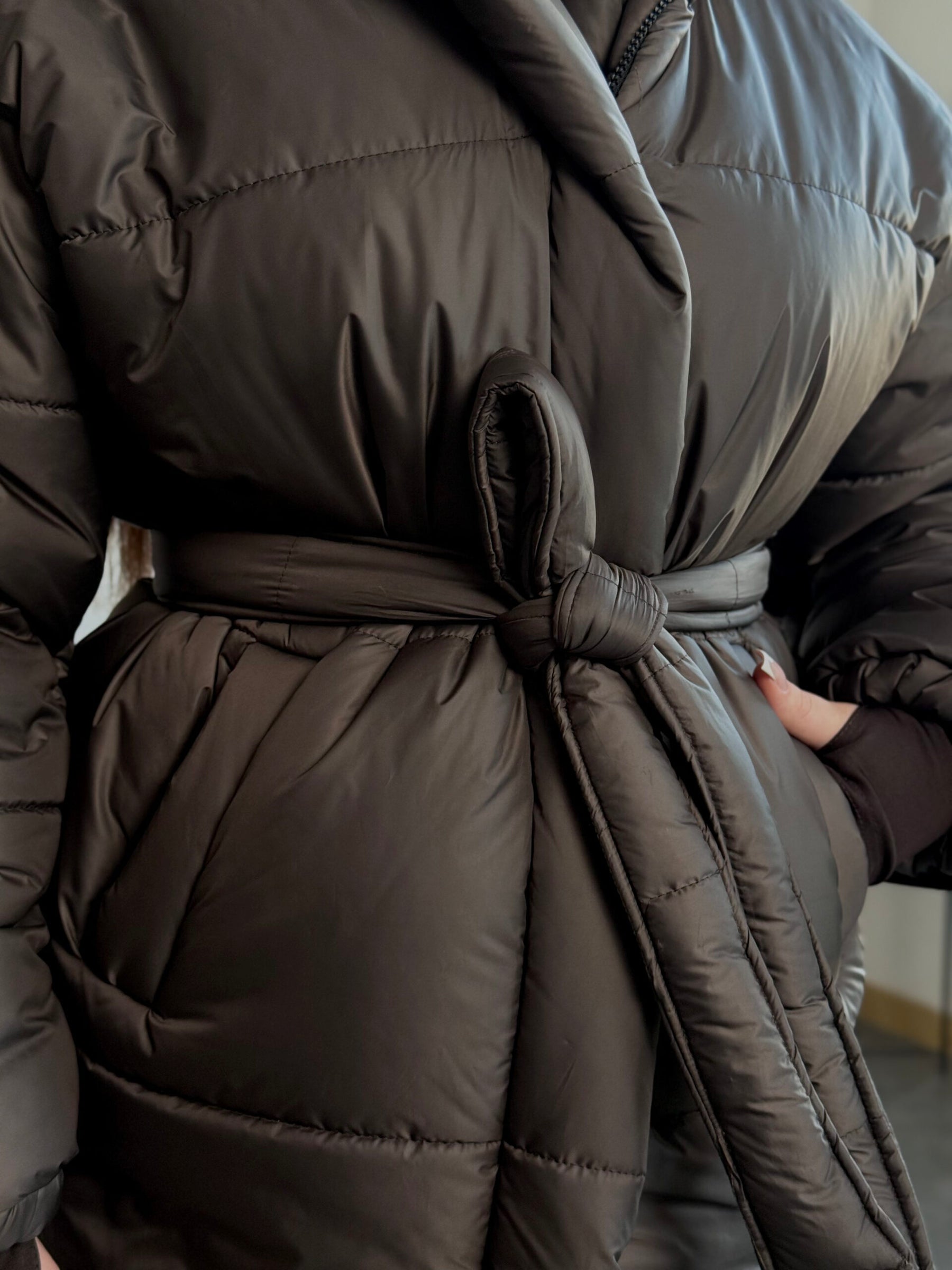 Куртка з поясом