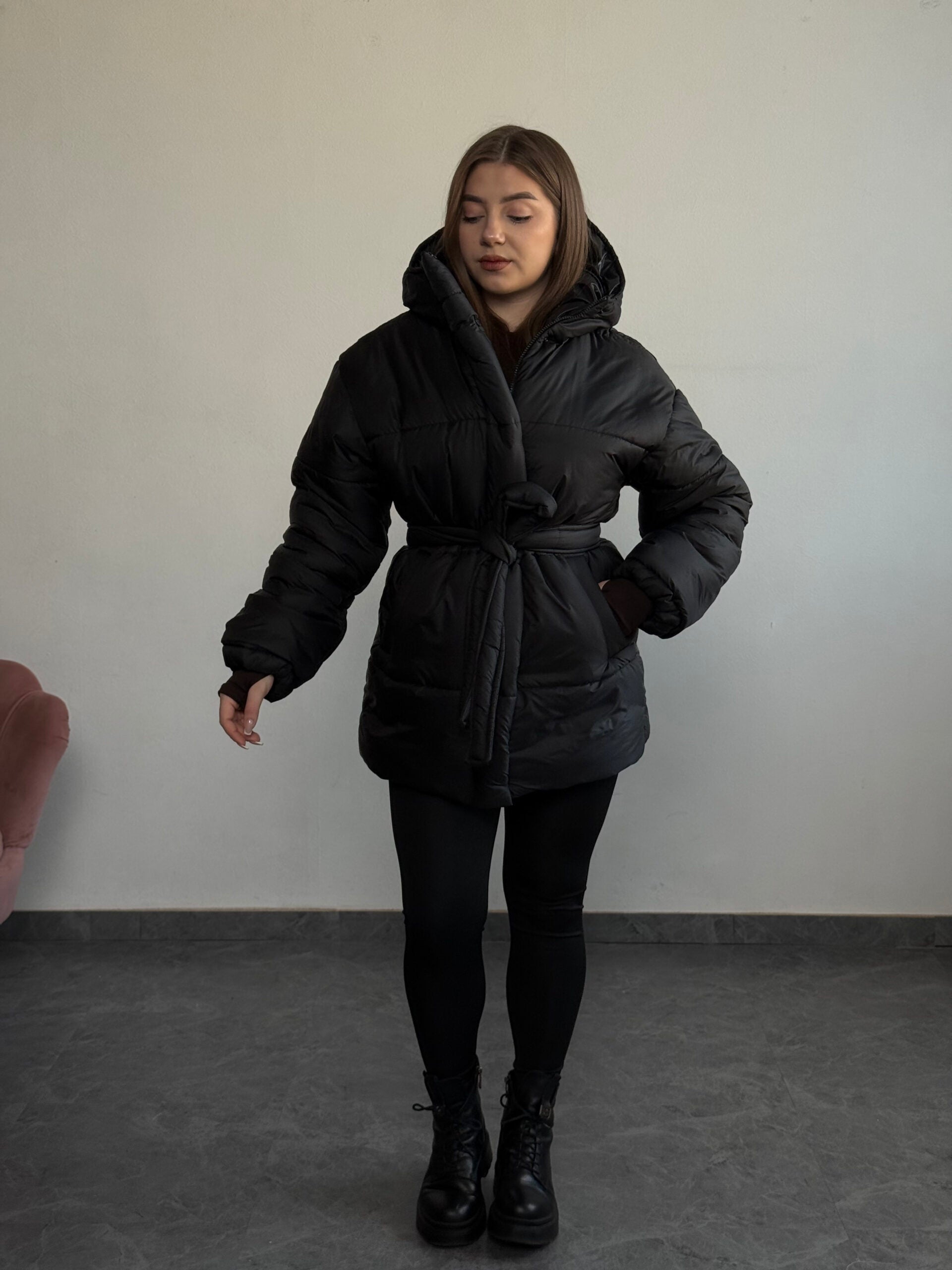 Куртка з поясом