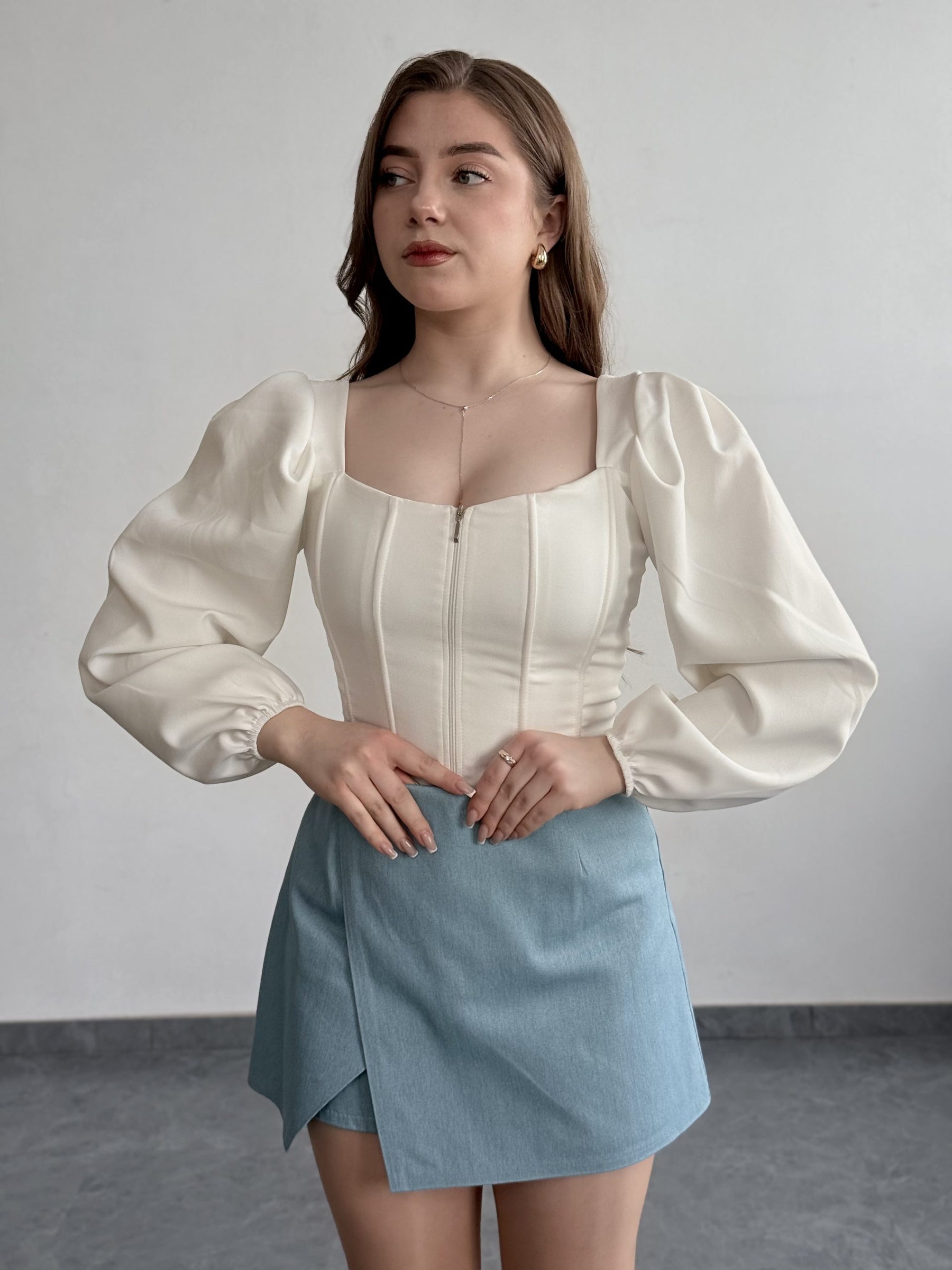 Блуза-корсет