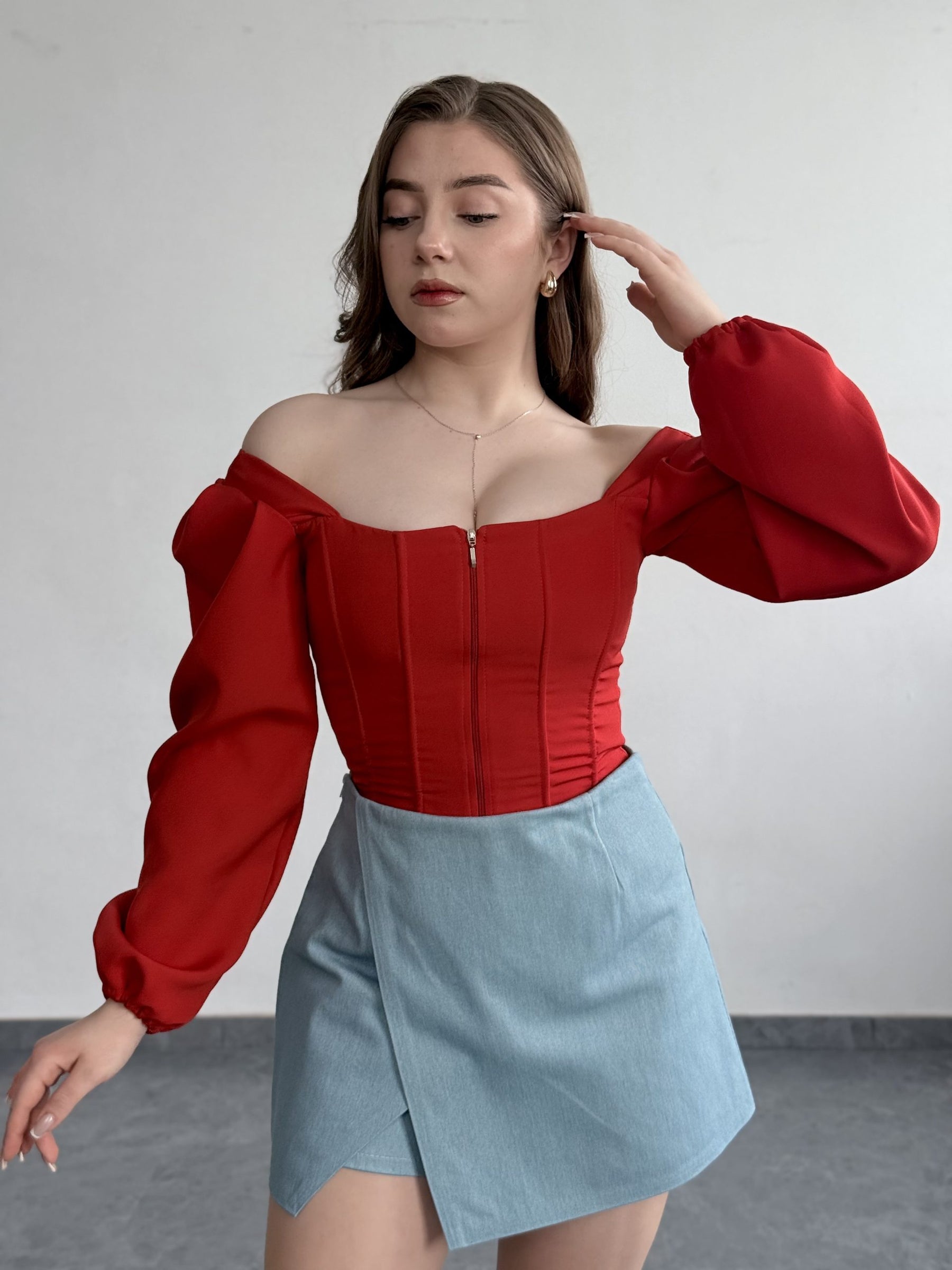 Блуза-корсет