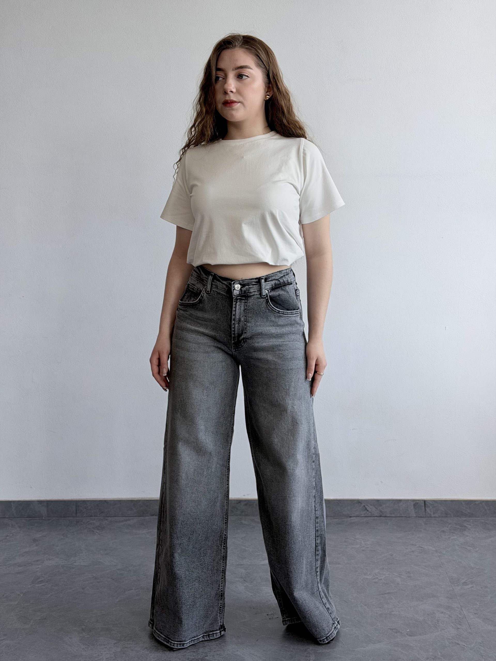 Джинси палаццо графіт 4260-4S6