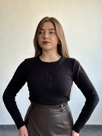 Лонгслів з тканини пума