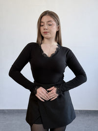 Лонг з мереживом з віскози